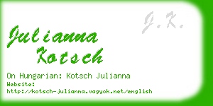 julianna kotsch business card